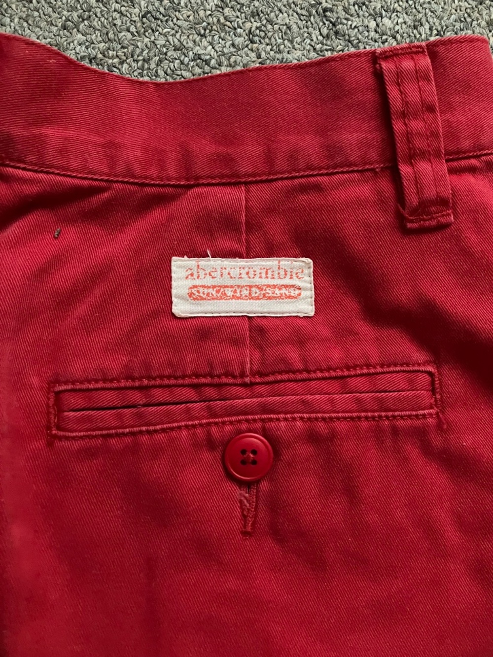 Women’s Red Abercrombie Shorts Size 8 - Picture 6 of 9